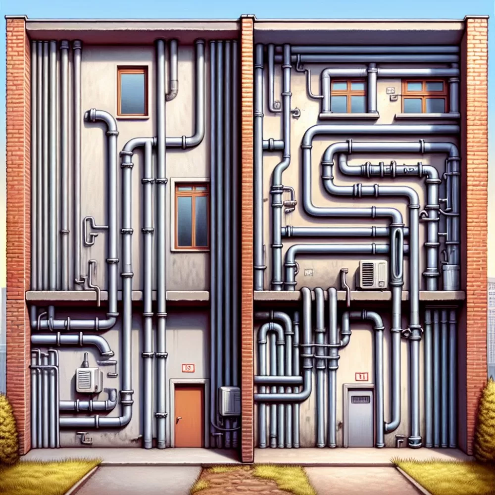 Rury Co W Ścianie Czy Na Zewnątrz